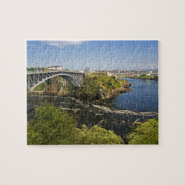 Puzzle Invertir caídas en el río St. John en St. (Horizontal)