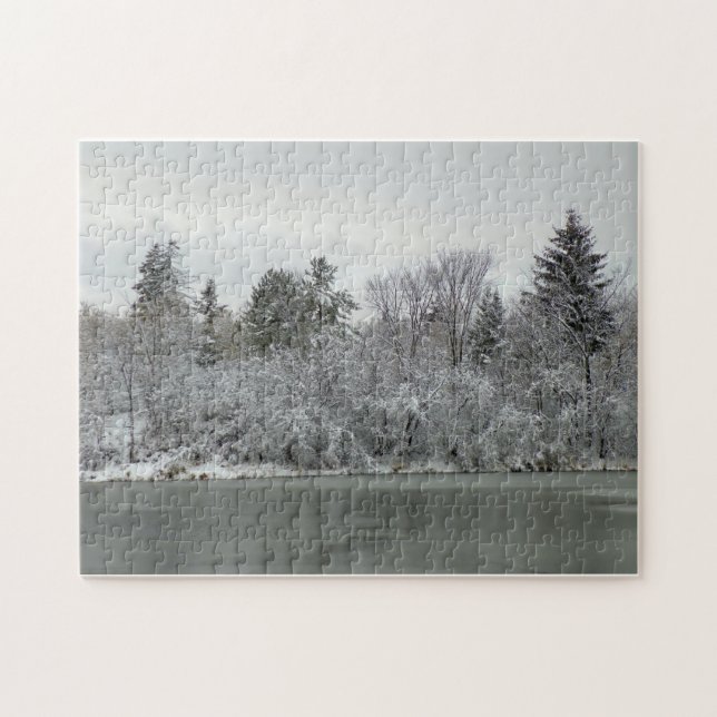 Puzzle Invierno de Maine (Horizontal)