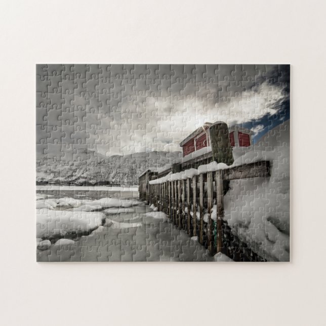 Puzzle Invierno de Noruega (Horizontal)