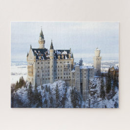 Puzzle Invierno en el Castillo Neuschwanstein, Alemania B