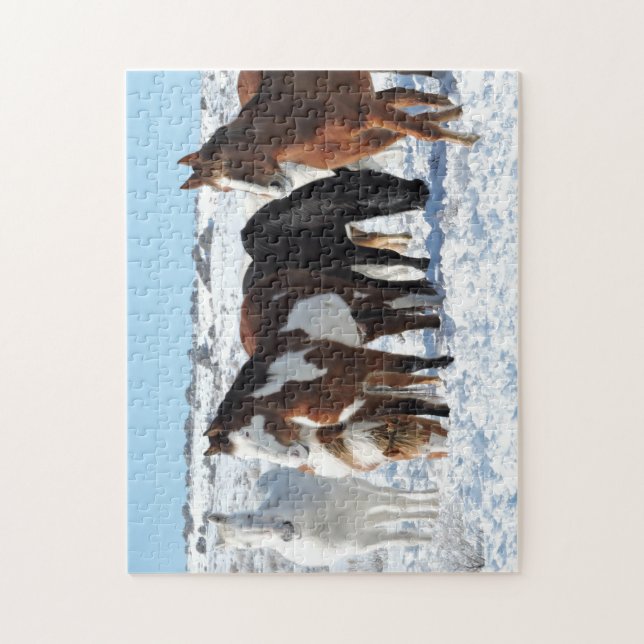 Puzzle Invierno en la cuenca del lavado de arena (Vertical)