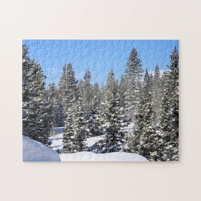 Puzzle Invierno en las Montañas (Horizontal)