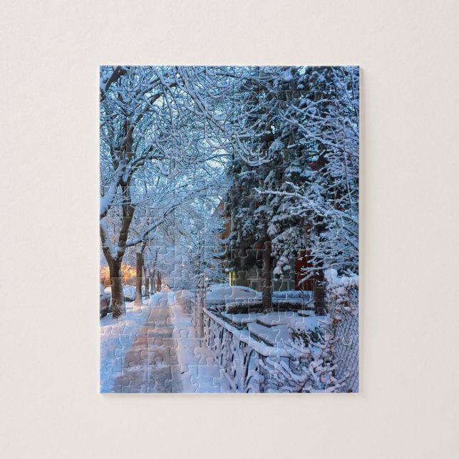 Puzzle Invierno en Montreal (Vertical)