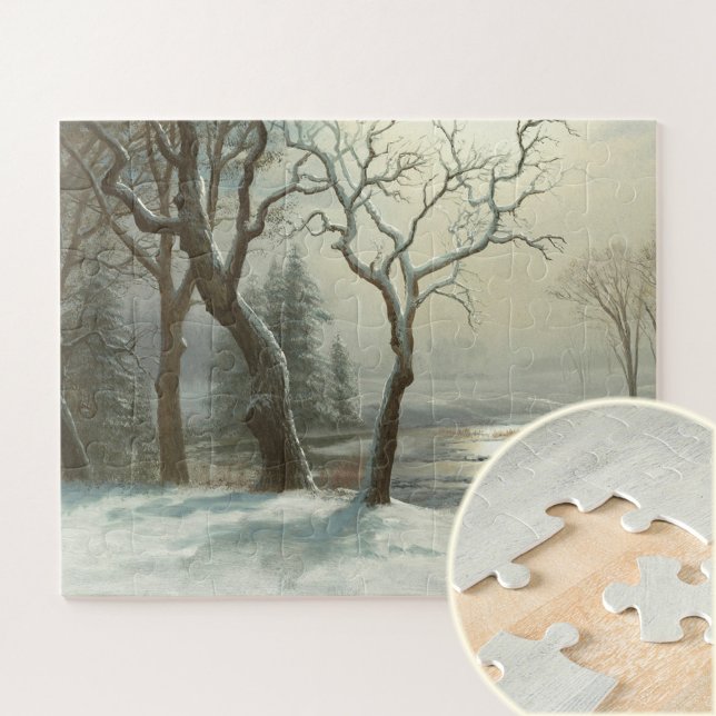 Puzzle Invierno en Yosemite de Albert Bierstadt (Subido por el creador)
