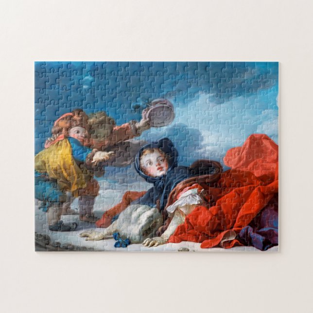 Puzzle Invierno, Fragonard (Horizontal)