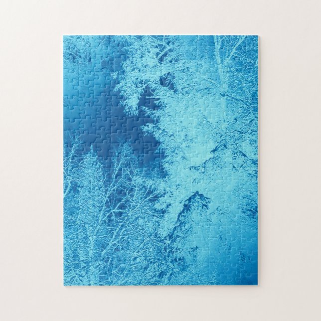 Puzzle Invierno helado... (Vertical)