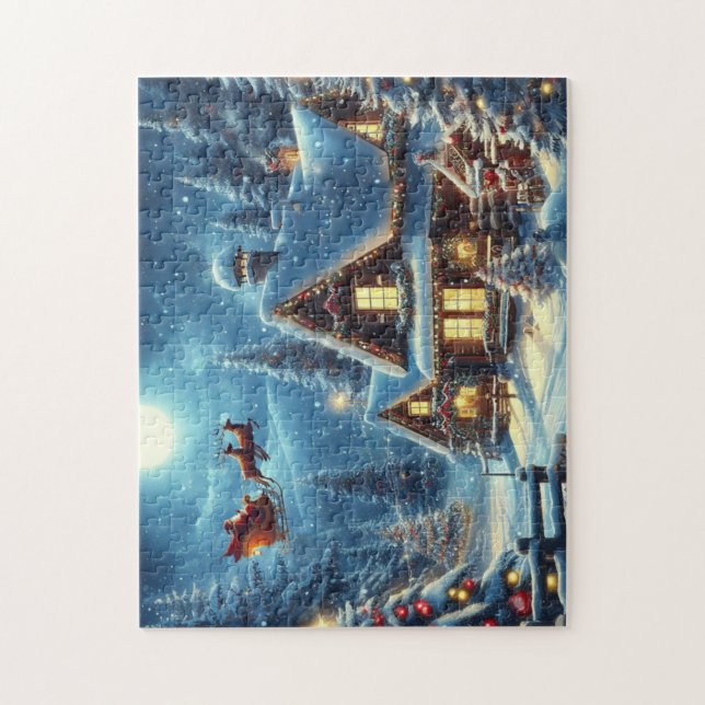 Puzzle Invierno/Santa/Navidades/Nieve (Vertical)