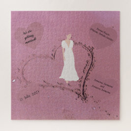 Puzzle Invitación a la boda de playa