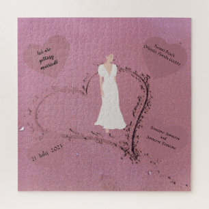 Puzzle Invitación a la boda de playa