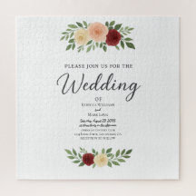 Invitación a matrimonio de fotografía simple super