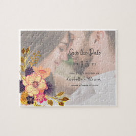 Puzzle Invitación de boda para guardar la fecha
