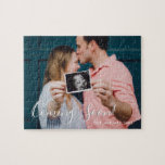 Puzzle Invitación de embarazo en breve<br><div class="desc">Divertida manera de anunciarte que tienes una pequeña en camino. Envíe un mensaje a su familia y amigos por correo electrónico y dedique una grata sorpresa.</div>
