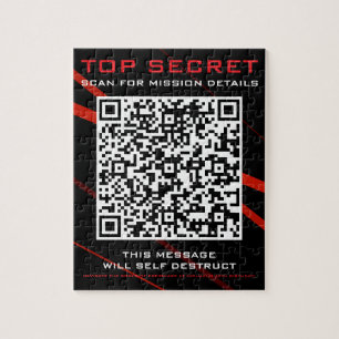 Puzzle Invitación de la fiesta de espionaje