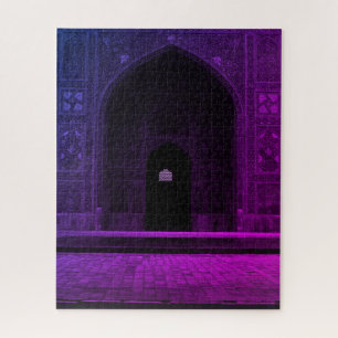 Puzzle Irán antiguo Isfahán iwan oeste Mezquita Imam