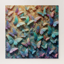 Puzzle Iridescent Butterfly Garden