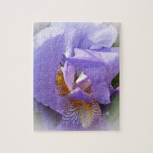Puzzle iris morado