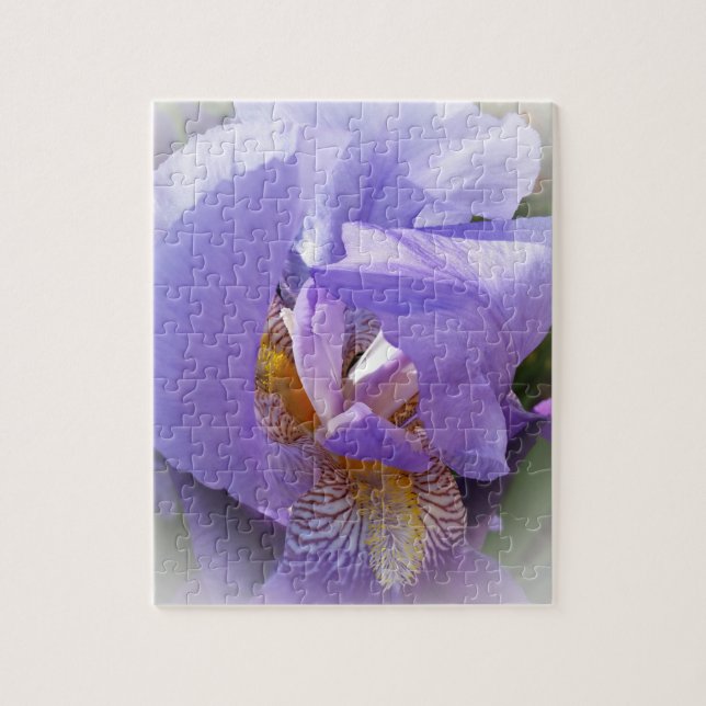 Puzzle iris morado (Vertical)
