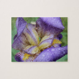 Puzzle Iris morado (Iris Germanica)