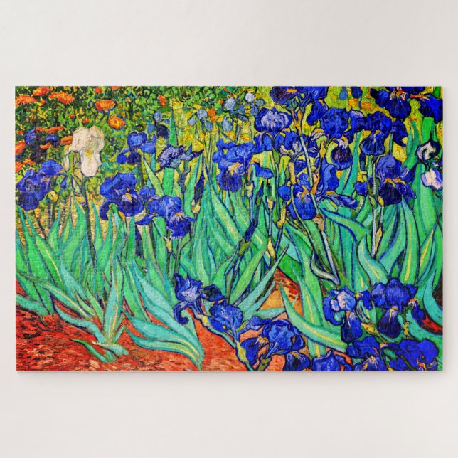 Puzzle Irises de Vincent Van Gogh (Horizontal)