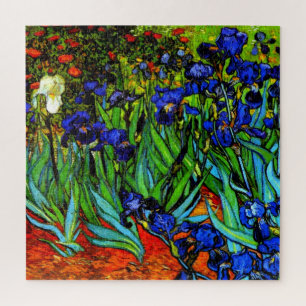Puzzle Irises, famoso cuadro floral de Van Gogh