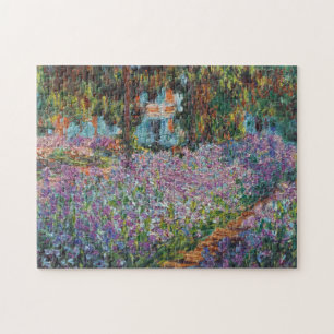Puzzle Irises in the Garden Monet Fine Art