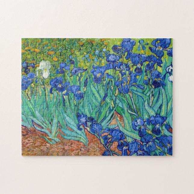 Puzzle Irises, Vincent van Gogh (Horizontal)