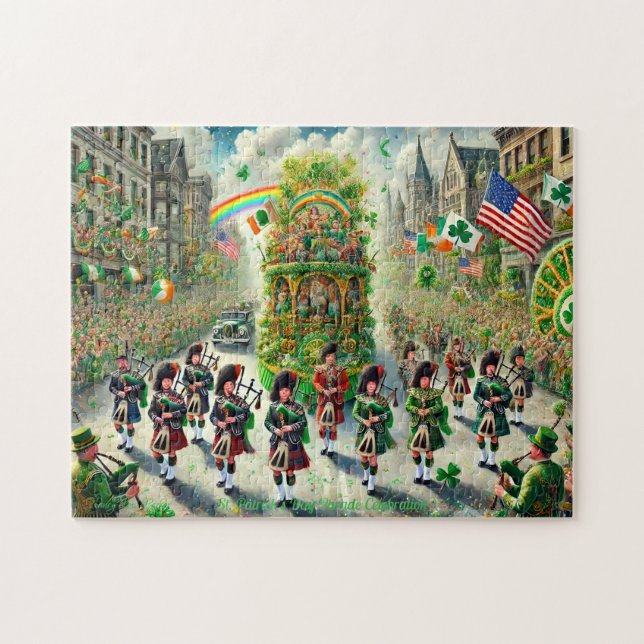 Puzzle Irish Celebration, St. Patrick's Day Parade (Horizontal)