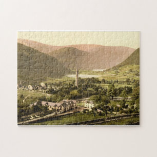 Puzzle Irlanda antigua, pueblo de Glendalough Co. Wicklow