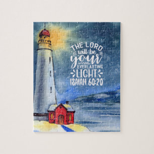 Puzzle Isaías 60:20 Jehovah Será Tu Luz 