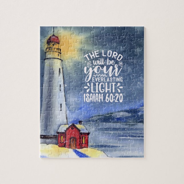 Puzzle Isaías 60:20 Jehovah Será Tu Luz  (Vertical)