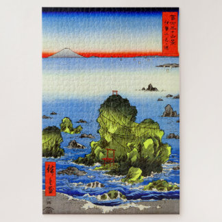 Puzzle Ise futamigaura Treinta y seis vistas del Monte Fu