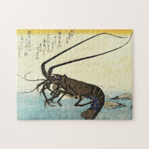 Puzzle Isebi & Ebi - Langostinos (langosta espinosa) y ca