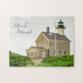 Puzzle Isla Bloque del Faro Norte, Faros de RI