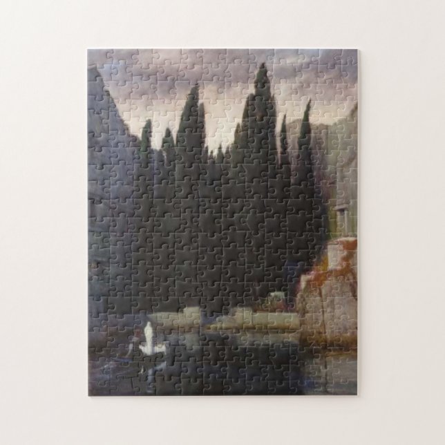 Puzzle Isla De Los Muertos Por Arnold Bocklin (Vertical)