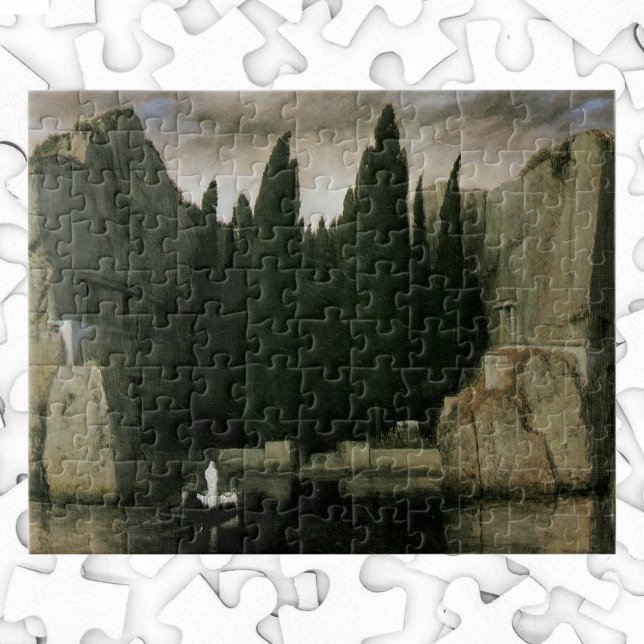 Puzzle Isla de los Muertos por Arnold Bocklin, simbolismo (Subido por el creador)