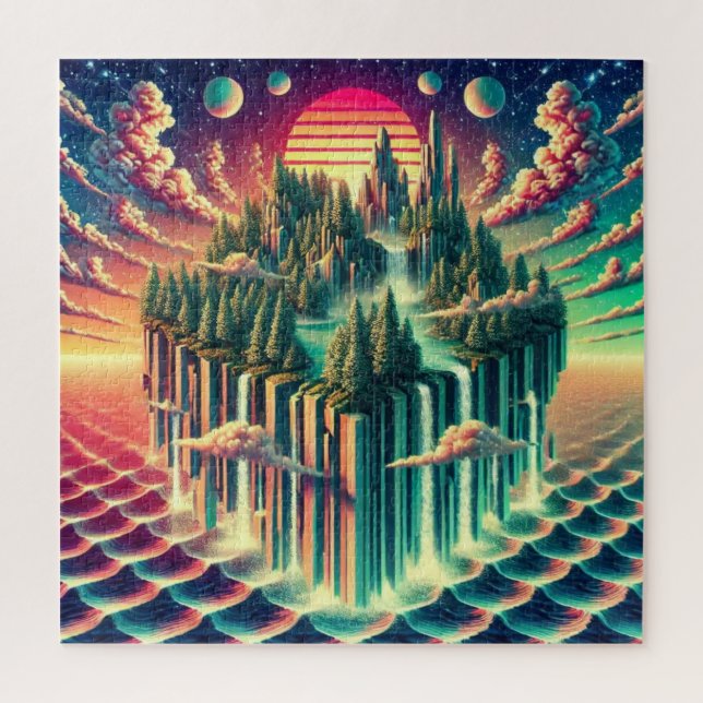 Puzzle Isla de los Sueños: un viaje metafórico (Vertical)