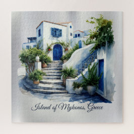 Puzzle Isla de Mykonos, Grecia