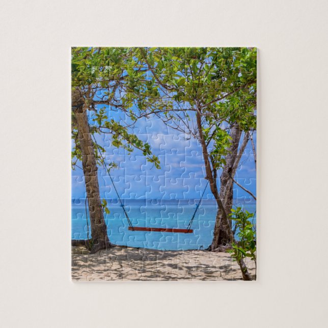 Puzzle Isla del Arrecife Apo en Mindoro, Filipinas (Vertical)