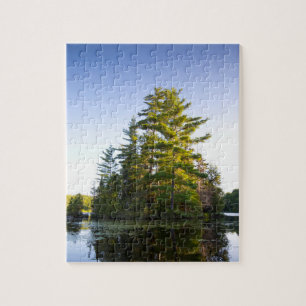 Puzzle Isla en el lago Long Pond