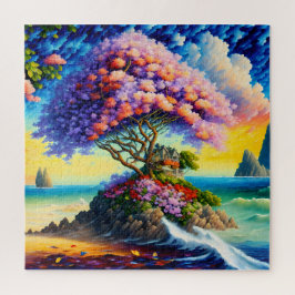 Puzzle Isla escondida en el océano