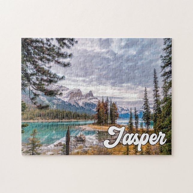 Puzzle Isla Spirit, Parque Nacional Jasper (Horizontal)