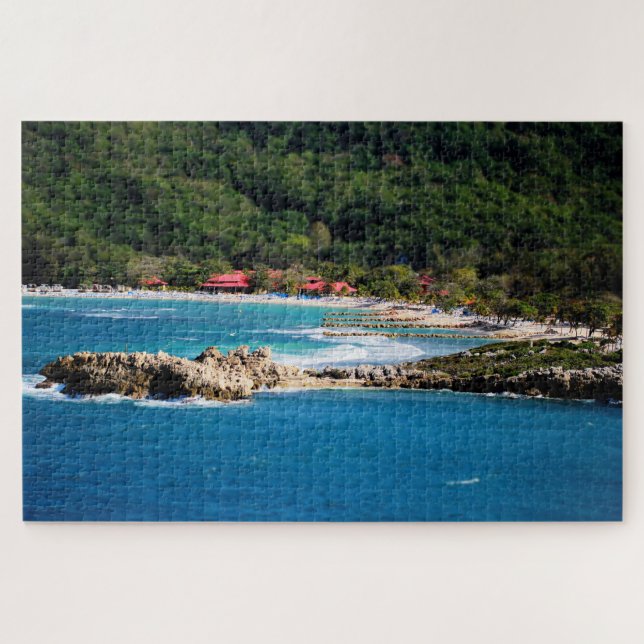 Puzzle Isla Tranquila Paraíso Labadee Haití (Horizontal)