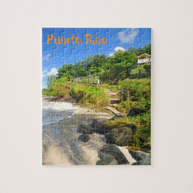 Puzzle Isla tropical en Puerto Rico (Vertical)