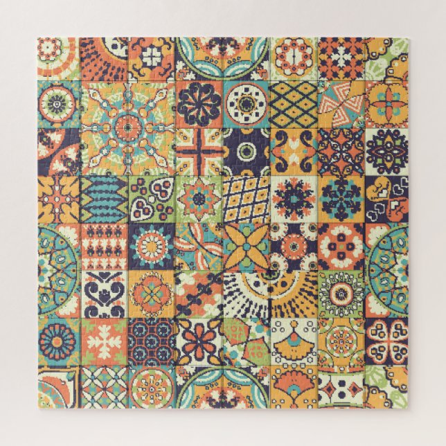 Puzzle Islam decorativo: mano ventilado. (Vertical)