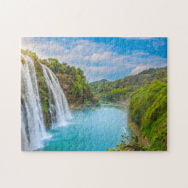 Puzzle Island Waterfall (Horizontal)