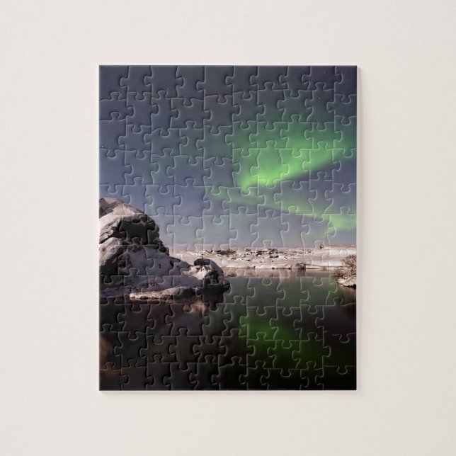Puzzle Islandia en invierno (Vertical)