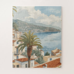 Puzzle Islas Baleares Viaje Francés Vintage