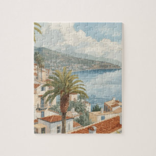 Puzzle Islas Baleares Viaje Francés Vintage