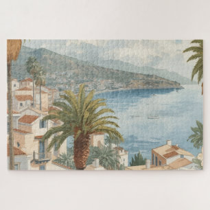 Puzzle Islas Baleares Viaje Francés Vintage