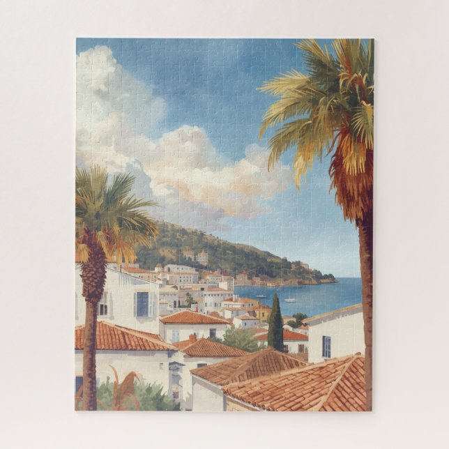 Puzzle Islas Baleares Viaje Francés Vintage (Vertical)